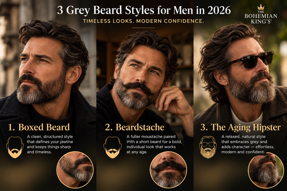 Grey Beard Styles for Men in 2026: Short Boxed, Tapered or Full?
