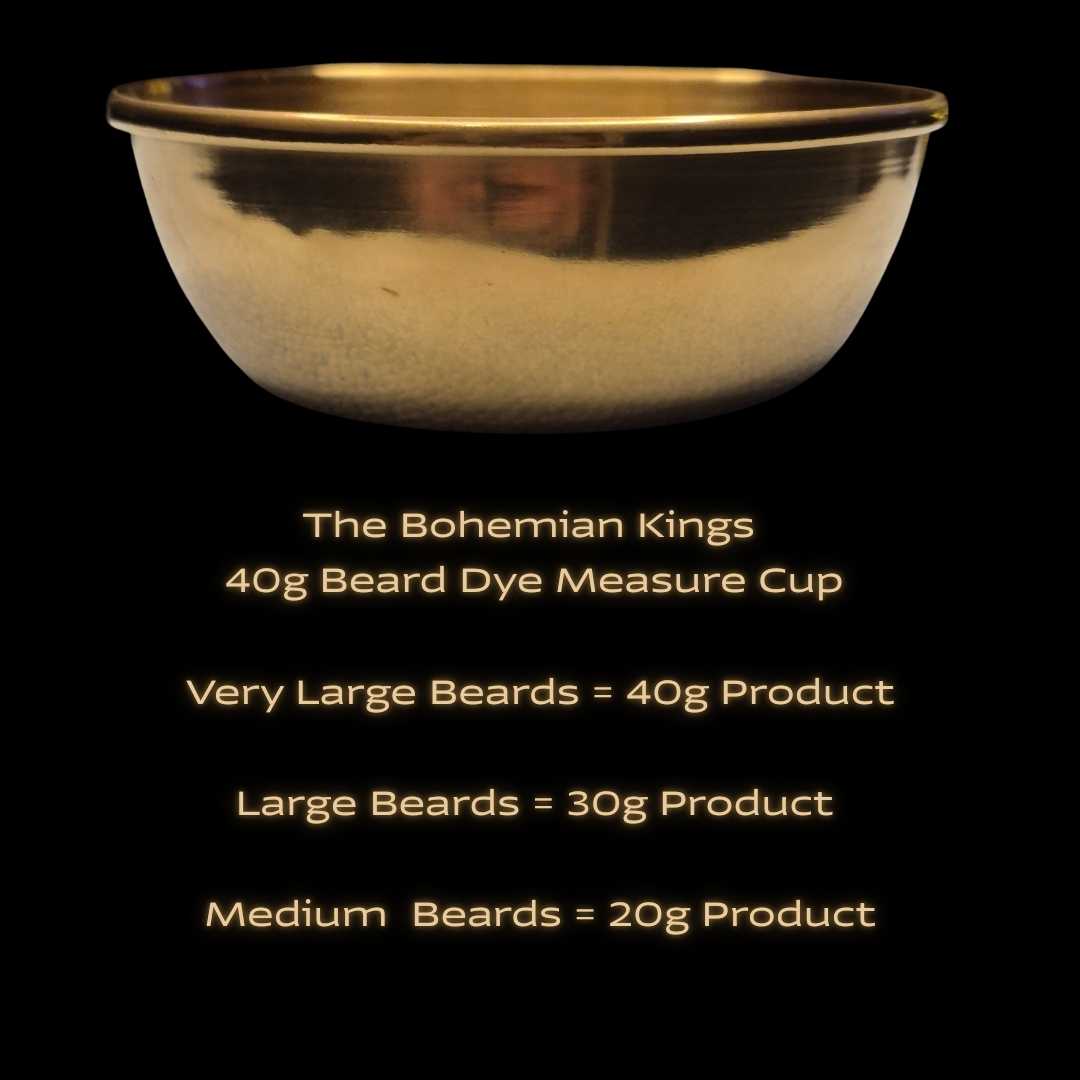 🌿 Der 40-g-Messbecher für Bartfärbemittel von The Bohemian King