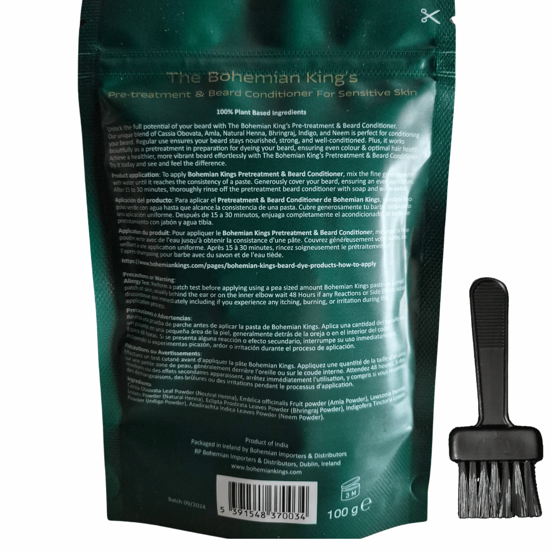 The Bohemian King’s Beards Dye Pre-Treatment & Beard Conditioner